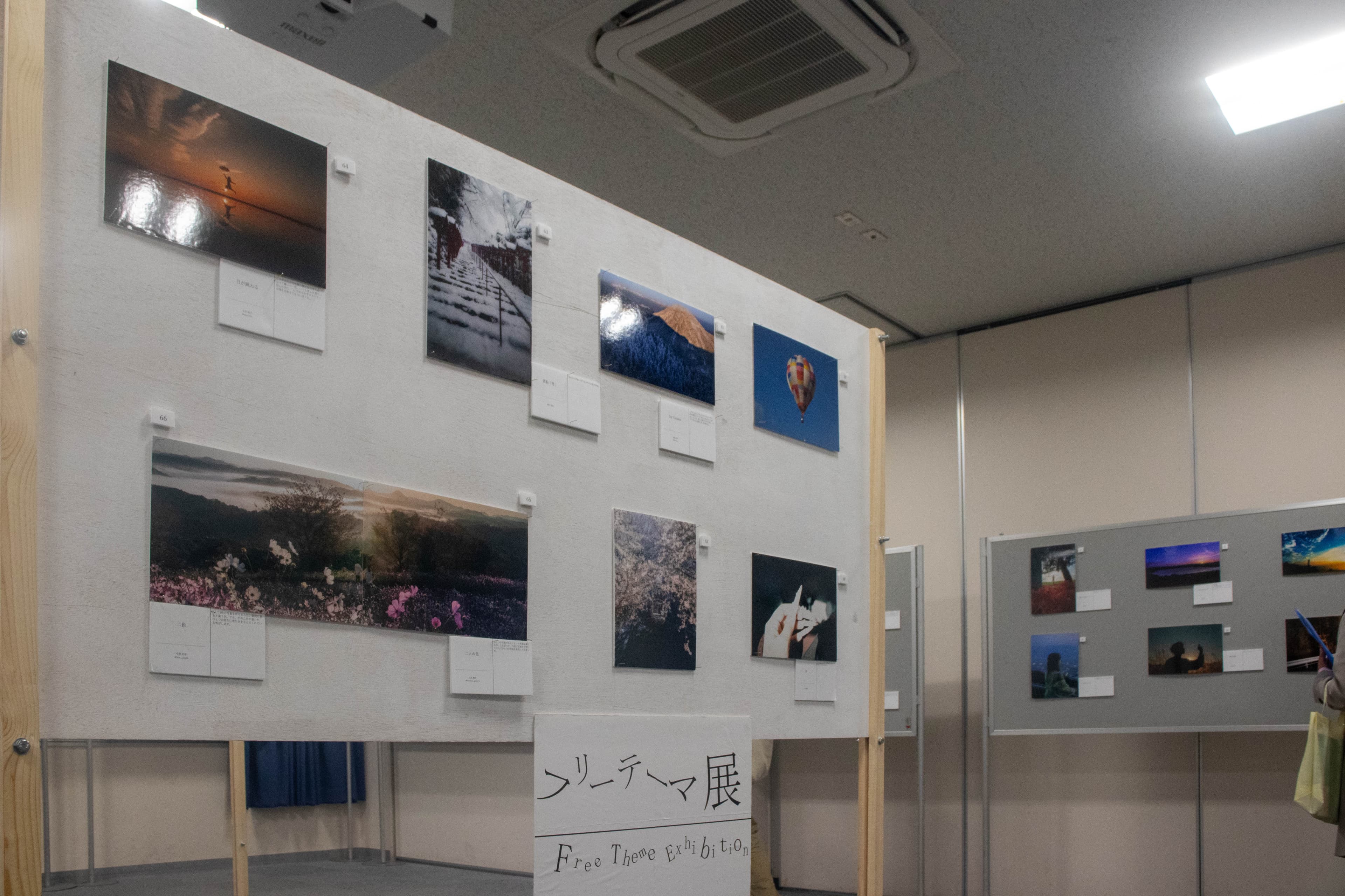 屋内展示の様子