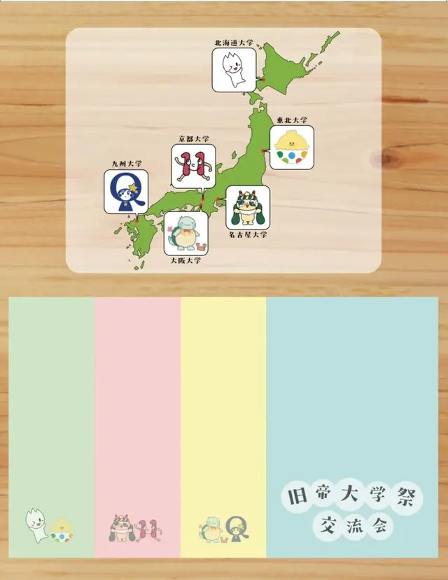 旧帝大学祭交流会コラボグッズ